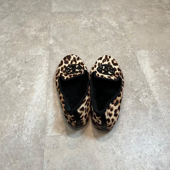 Tory Burch Billy Smoking Loafer Leopard Size 9 - Picture 4 of 11
